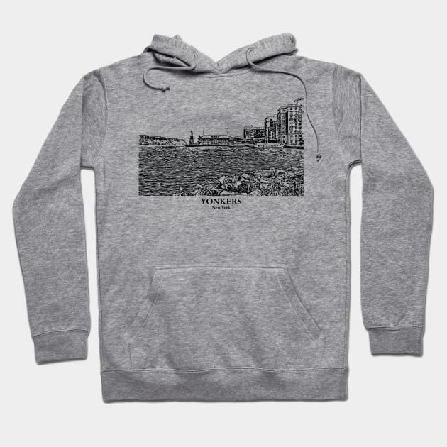 Yonkers - New York Hoodie by Lakeric